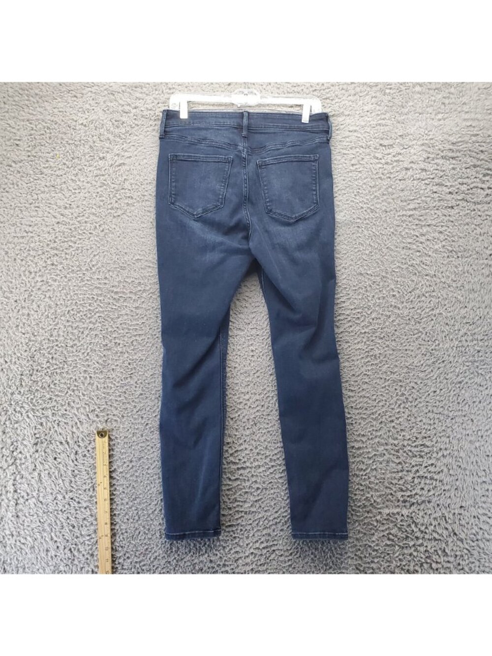 Old Navy Jeans Womens 10 Blue Rockstar Super Skinny High Rise Slim Pockets - Picture 10 of 11